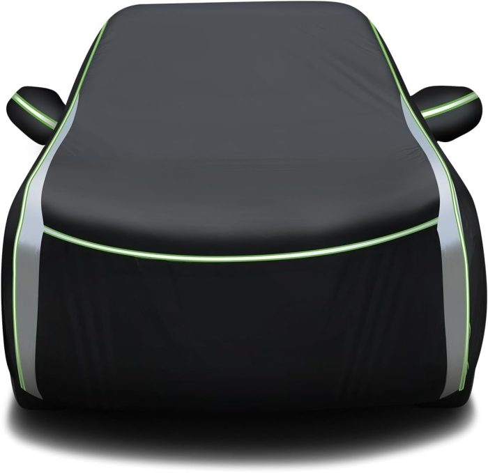Full Car Cover Fits for  2000-2023 2024 2025 Accessories All Weather Car Covers Outdoor Waterproof UV Protection with  & Reflective Safety Strips