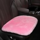 LLB Genuine Sheepskin Car Seat Cushion Seat Covers for Cars Trucks  Comfort Seat Protector Pad for Car Driver Seat Car Accessories for Women 19.2 X 19.2 in (Pink, Front Seat Cushion-1 Pc)