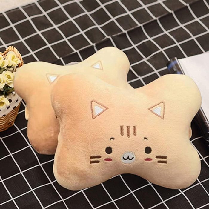 Car Headrest Pillow,Cartoon Neck Pillow for Car,Comfortable Soft Car Seat Pillow for Driving,Head Rest Cushion,Cute Neck Pillow for Travelling and Home 2Pcs (Tiger)