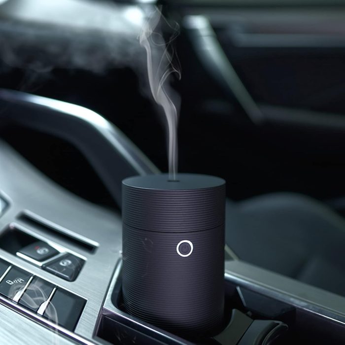 Car Diffuser for Essential Oils, Car Air Fresheners Fragrance Humidifiers,  Powered Portable Cool Mist Ultrasonic Humidifiers for Car Home Office Bedroom (Thread Black)