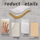 LLB Genuine Sheepskin Car Seat Cushion Seat Covers for Cars Trucks  Comfort Seat Protector Pad for Car Driver Seat Car Accessories for Women Office Chair Car Decor (Grey, Front Seat Cushion-1 Pc)