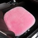 LLB Genuine Sheepskin Car Seat Cushion Seat Covers for Cars Trucks  Comfort Seat Protector Pad for Car Driver Seat Car Accessories for Women 19.2 X 19.2 in (Pink, Front Seat Cushion-1 Pc)