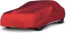 Indoor Stretch Car Cover, Luxury Indoor Protection, Soft Inner Lining, Breathable, Dustproof, Car Cover fits Cars up to 200", Red, Size 3: Fits up to 16'8"