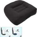 Car Booster Seat Cushion Raise The Height for Short People Driving Hip (Tailbone) and Lower Cack Fatigue Relief Suitable for Trucks, Cars, s, Office Chairs, Wheelchairs (re Black)