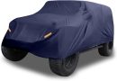 SUV Car Cover Fit for   4 Door 2007-2021 Outdoor Waterproof Sun Dust Wind Snow Protection 210D Oxford with Driver Door  Navy Blue