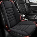 Car Seat Cushion and Lumbar Suort Pillow 1.2'' Thick Memory Foam Desk Chair Cushion Back Suort for Automotive Seat Driver, Travel, Leg and Back Pain Relief, Washable, Adjustable, Black
