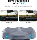 Car Memory Foam Heightening Seat Cushion for Short Drivers,Hip/Tailbone/Lower Back Pain Relief Driving Booster seat for Adults,for Truck,,Office Chair,Wheelchair,etc.(Grey)