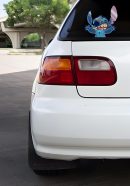 Funny Hitting Glass Cartoon Anime Cartoon Vinyl Decal Sticker for Car/Truck/Laptop