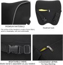 Car Seat Neck Pillow, Headrest Cushion Relieve Neck Pain for & Muscle Tension,100% Memory Foam Neck Suort Head Pillow for Ergonomic Design