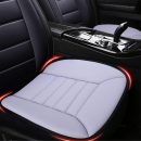 Car Seat Cushion Pad 1.2" Thick Comfort Seat Protector for Car Driver Seat Office Chair Home Use Memory Foam Seat Cushion with Non Slip Bottom, 20'' x 18.5'', Gray
